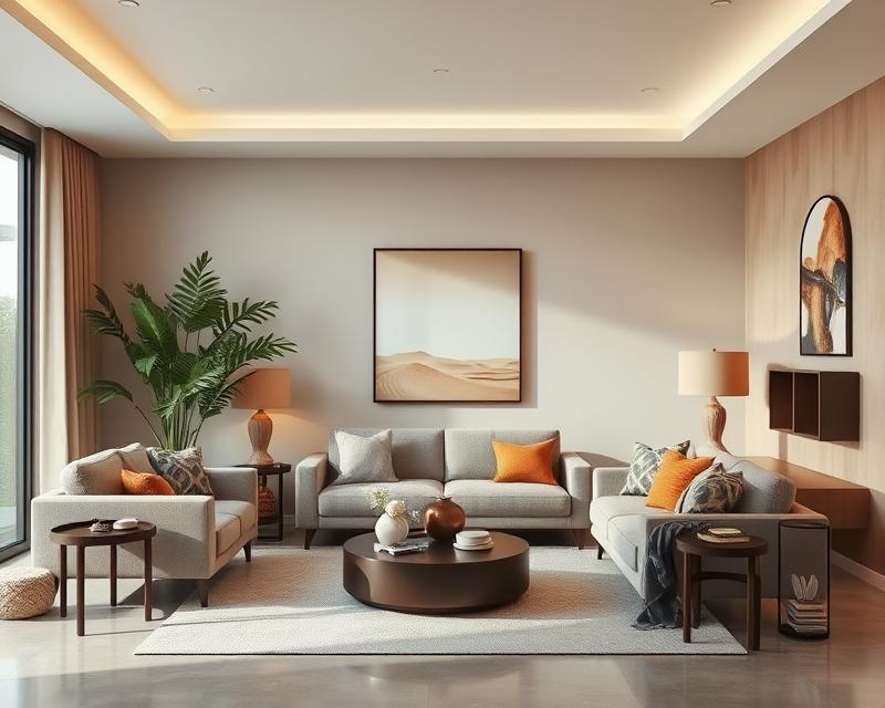 Modne kolory do salonu w trendach 2024 i 2025 — inspiracje i aranżacje