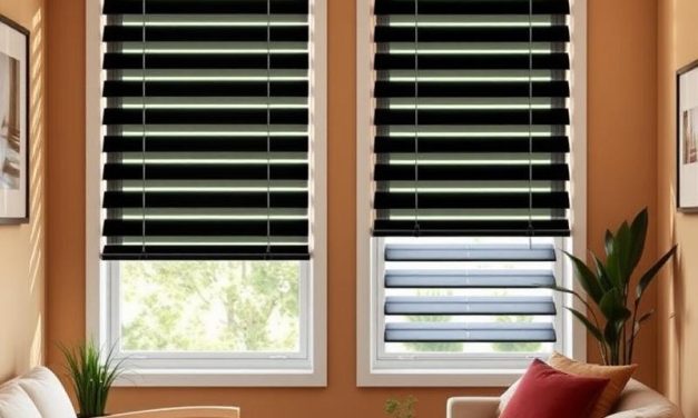 Czarne drewniane żaluzje – elegancja, trwałość i uniwersalność wnętrz
