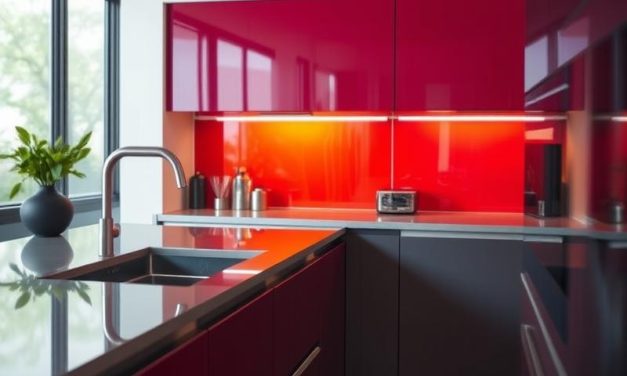 Szkło lacobel do kuchni: kolor, montaż i nowoczesny styl