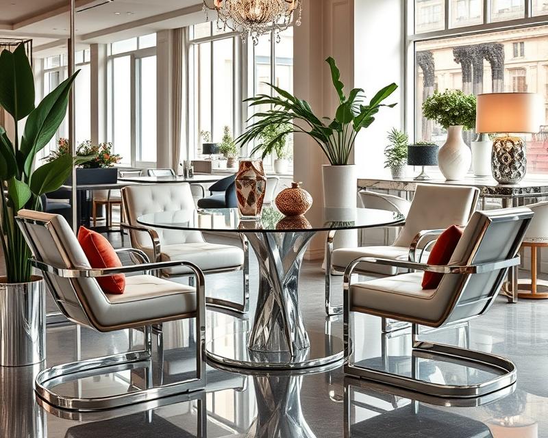 Chromowanie mebli i elementów wnętrz – inspiracje i trendy współczesnego designu