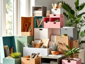 DIY organizery z pudełek: jak stworzyć funkcjonalne i estetyczne rozwiązania z recyklingu
