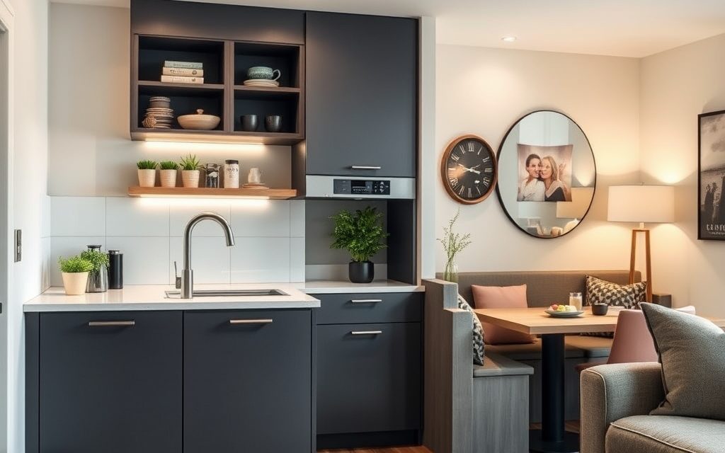 Aneks kuchenny w salonie: jak zastosować zasady ergonomii dla wygody i funkcjonalności przestrzeni