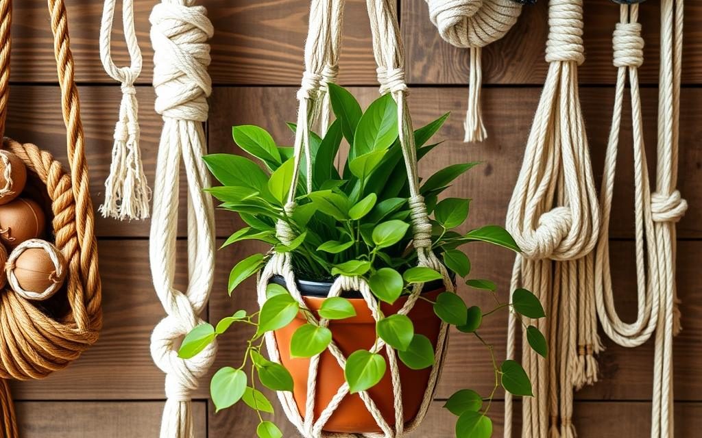 Makrama kwietnik DIY: jak wybrać materiały i sploty, by cieszyć się dekoracją przez lata