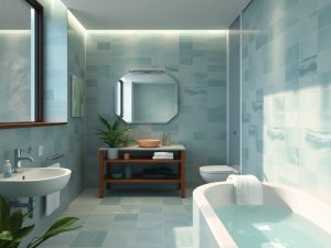 Kolory w łazience sprzyjające relaksowi: jak wybrać barwy tworzące przytulną atmosferę domowego spa
