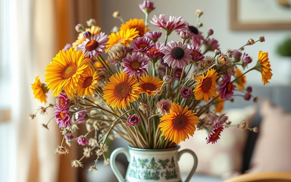 Jak skutecznie zabezpieczyć suszone kwiaty przed kurzem i zachować ich trwałość w domowych warunkach