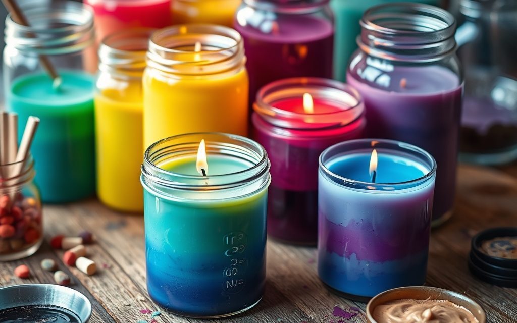 Barwienie świec DIY: techniki, wybór barwników i najczęstsze wyzwania dla początkujących