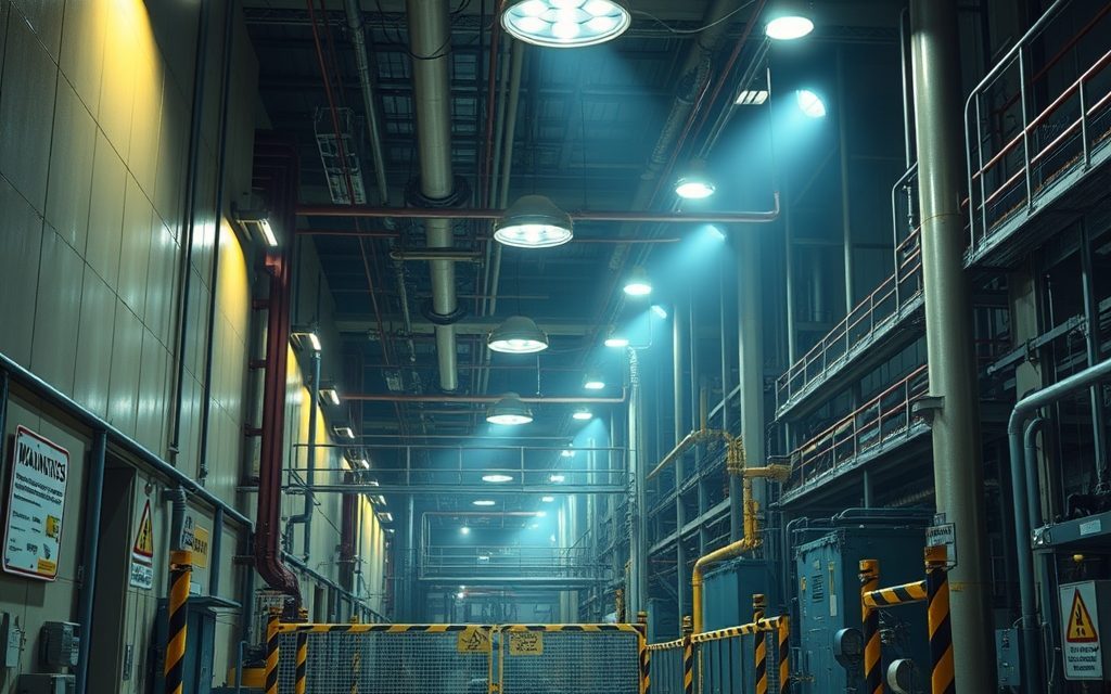 Oświetlenie do wydzielania stref w przemyśle: jak dobrać i zamontować bezpieczne systemy przeciwwybuchowe