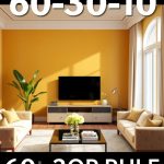 Zasada 60-30-10 w kolorystyce wnętrz: kiedy warto ją stosować, a kiedy lepiej odejść od reguły