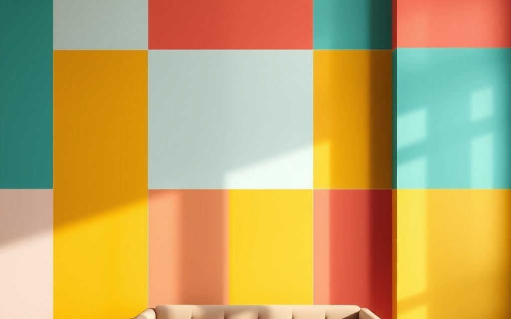Color blocking na ścianie: jak połączyć kolory i uniknąć najczęstszych błędów przy malowaniu
