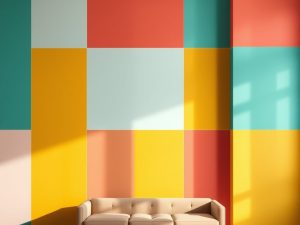 Color blocking na ścianie: jak połączyć kolory i uniknąć najczęstszych błędów przy malowaniu