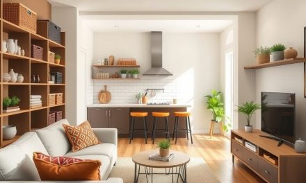 Aneks kuchenny w salonie: praktyczne sposoby na ergonomiczne przechowywanie i organizację przestrzeni