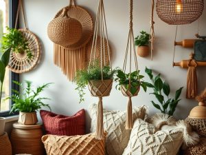 DIY dekoracje w stylu boho: praktyczne pomysły z naturalnych materiałów i recyklingu dla każdego wnętrza