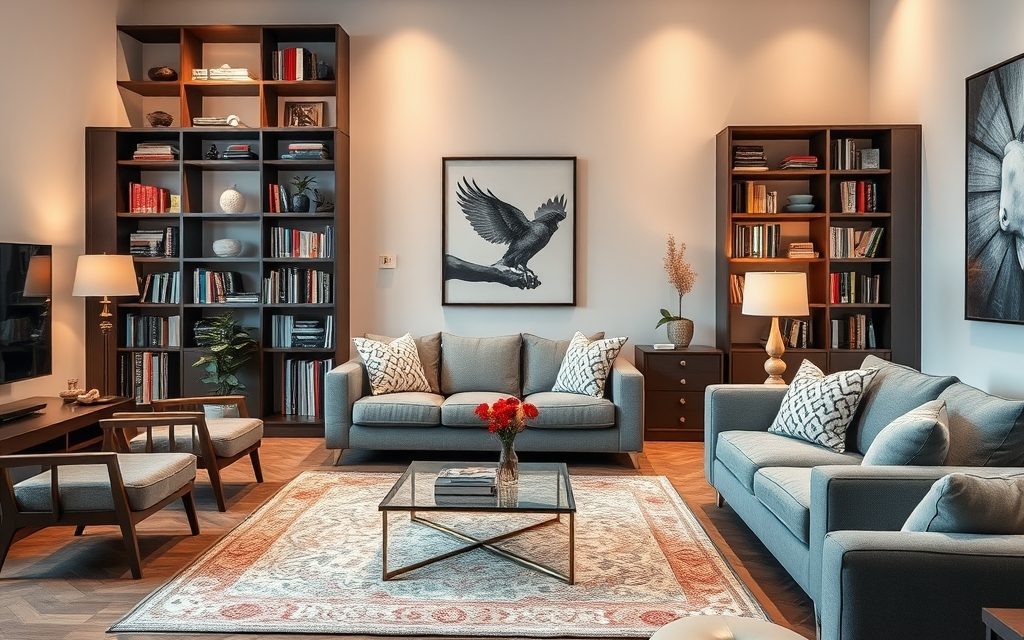 Meble wyznaczające strefy w salonie: jak łączyć funkcjonalność z estetyką podziału przestrzeni