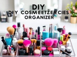 Organizer na kosmetyki DIY: jak stworzyć praktyczny i estetyczny system przechowywania krok po kroku