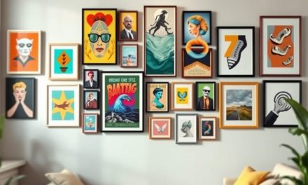 Galeria plakatów na ścianie: jak zaplanować układ, który podkreśli styl i ułatwi montaż