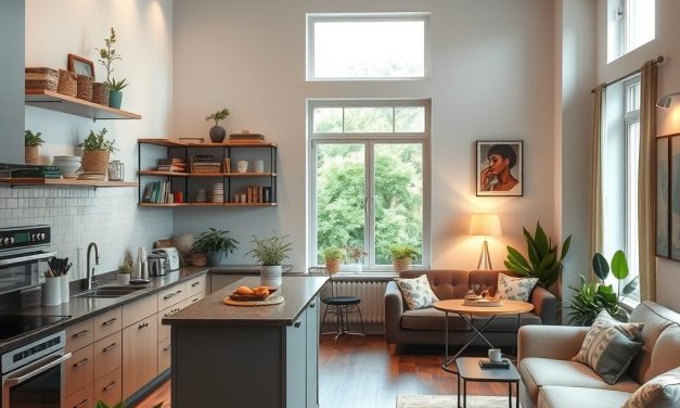 Strefa kuchenna w salonie: jak zorganizować przestrzeń i utrzymać porządek na co dzień