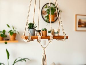 Makrama półka DIY: jak krok po kroku stworzyć efektowną i funkcjonalną dekorację wnętrza