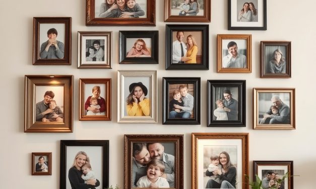 Galeria zdjęć rodzinnych na ścianie: jak zaplanować układ i wybrać styl, by stworzyć osobistą przestrzeń pełną wspomnień