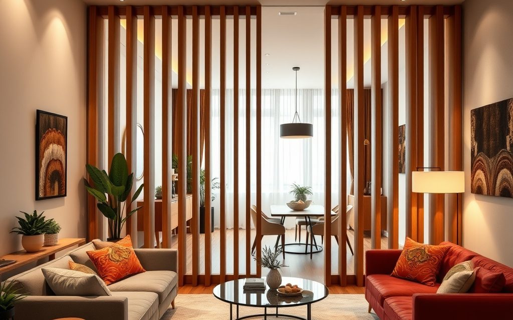 Lamele jako lekki i stylowy podział stref w salonie – praktyczne porady i inspiracje