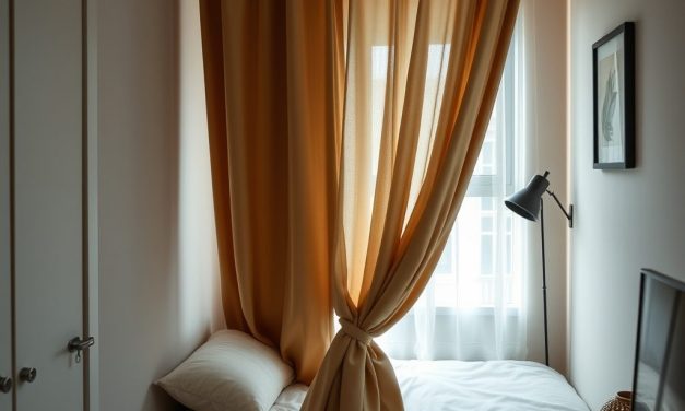 Zasłona przy łóżku w kawalerce — jak wybrać i zamontować praktyczną przegrodę dla intymności i komfortu