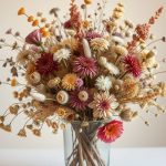 Kompozycje z suszonych kwiatów w wazonie: jak stworzyć trwałą i efektowną dekorację wnętrza