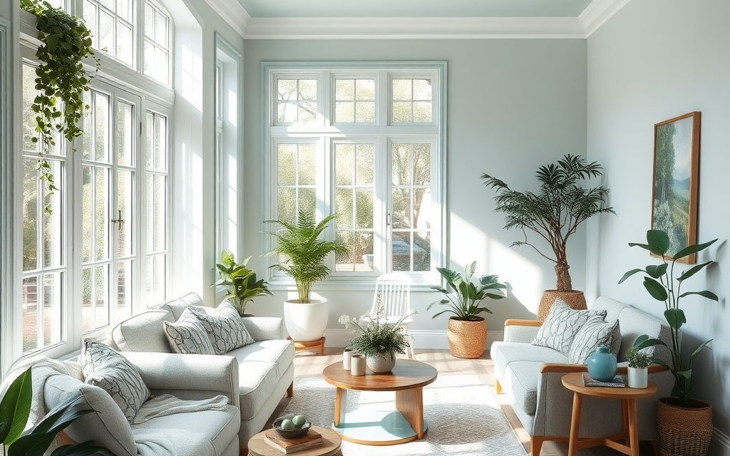 Zimne kolory do pokoju południowego: jak stworzyć świeże i komfortowe wnętrze bez przegrzania