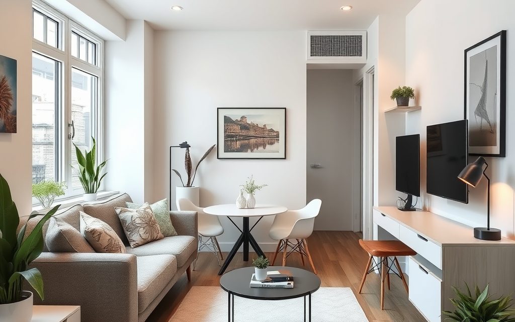 Mały salon z podziałem na strefy: jak funkcjonalnie i stylowo wykorzystać każdy centymetr przestrzeni