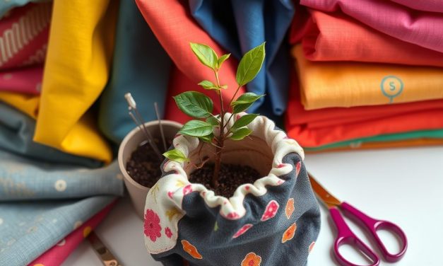 Osłonka na doniczkę z tkaniny DIY: jak uszyć trwałą i stylową dekorację krok po kroku