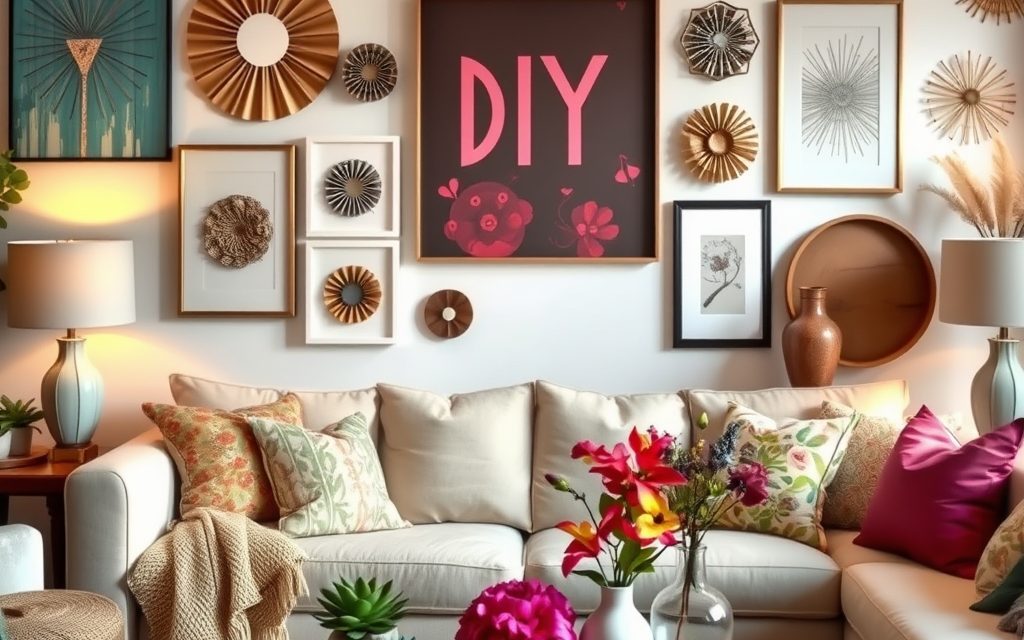 DIY dekoracje do salonu: jak stworzyć trwałe i stylowe ozdoby krok po kroku