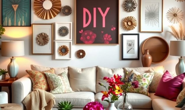 DIY dekoracje do salonu: jak stworzyć trwałe i stylowe ozdoby krok po kroku