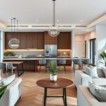 Jak funkcjonalnie i estetycznie wydzielić jadalnię w kuchni otwartej na salon bez utraty przestronności