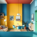 Różne kolory ścian do wydzielania stref: jak dobrać barwy, by podział był funkcjonalny i trwały przez lata