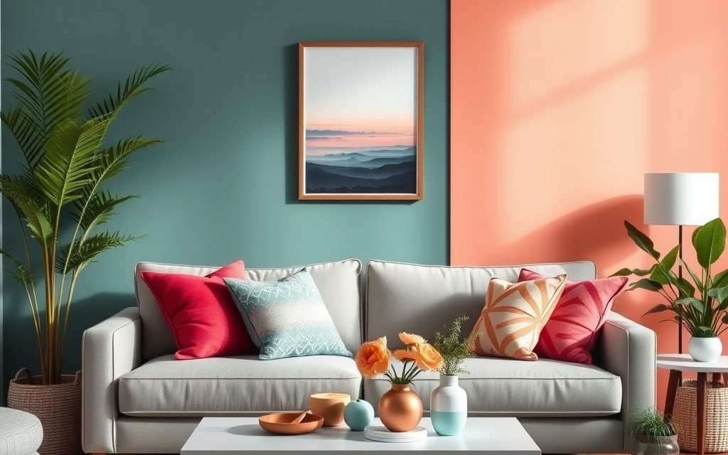 Jak wybrać kolor akcentu w salonie, by stworzyć trwałą i harmonijną aranżację