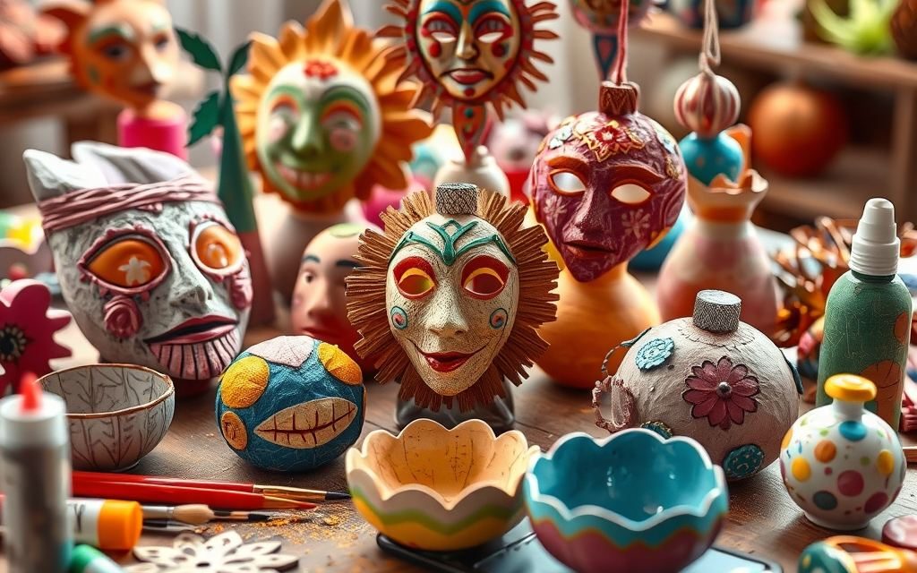 Papier mache dekoracje DIY: jak przygotować trwałe i efektowne ozdoby krok po kroku