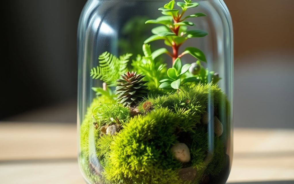 Las w słoiku DIY: jak stworzyć samowystarczalny ogród w szklanym pojemniku krok po kroku
