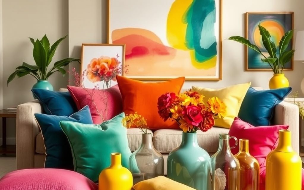 Akcent kolorystyczny w dodatkach: jak wybrać i połączyć barwy, by wnętrze zyskało charakter na lata