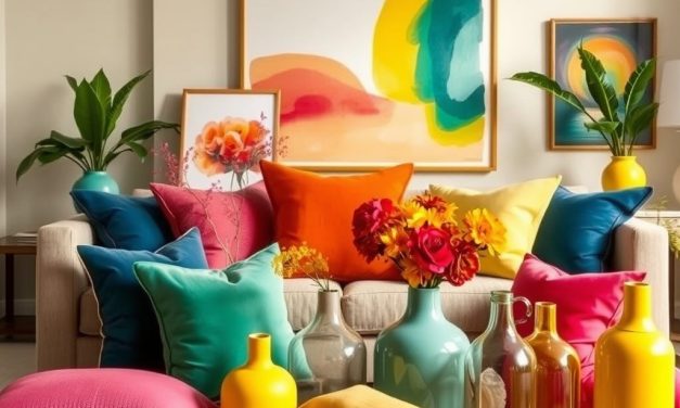 Akcent kolorystyczny w dodatkach: jak wybrać i połączyć barwy, by wnętrze zyskało charakter na lata