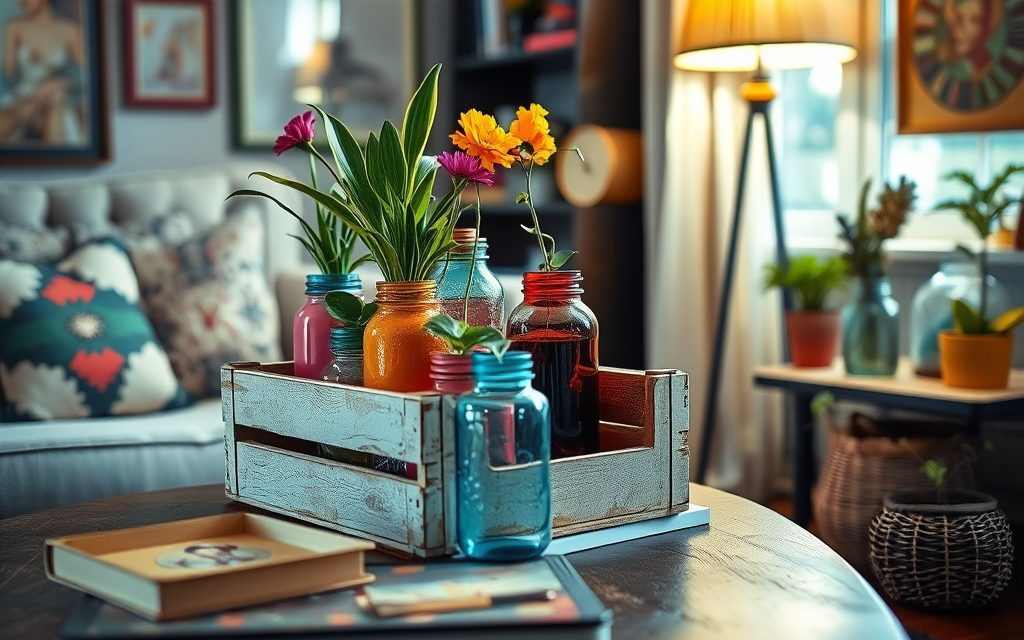 Upcycling dekoracji domowych: kreatywne metody odmiany wnętrz z odzysku i ich praktyczne zastosowanie