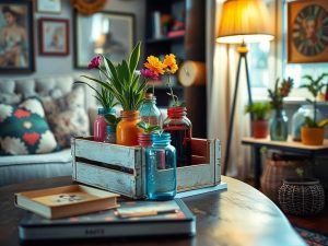 Upcycling dekoracji domowych: kreatywne metody odmiany wnętrz z odzysku i ich praktyczne zastosowanie