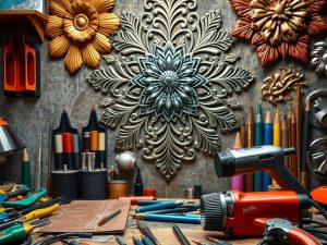 Dekoracje ścienne z metalu DIY: jak stworzyć trwałe i stylowe ozdoby krok po kroku