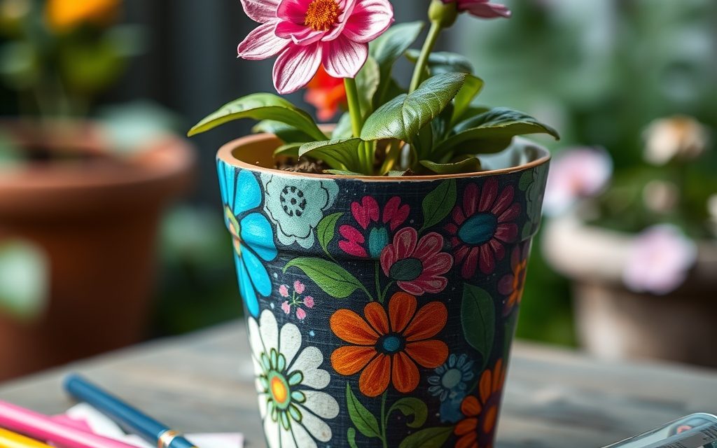 Decoupage na doniczce DIY: jak krok po kroku stworzyć trwałą i efektowną dekorację bez stresu