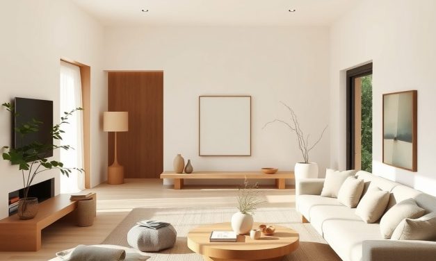 Kolory wnętrz w stylu Japandi: jak stworzyć harmonijną i ponadczasową paletę barw