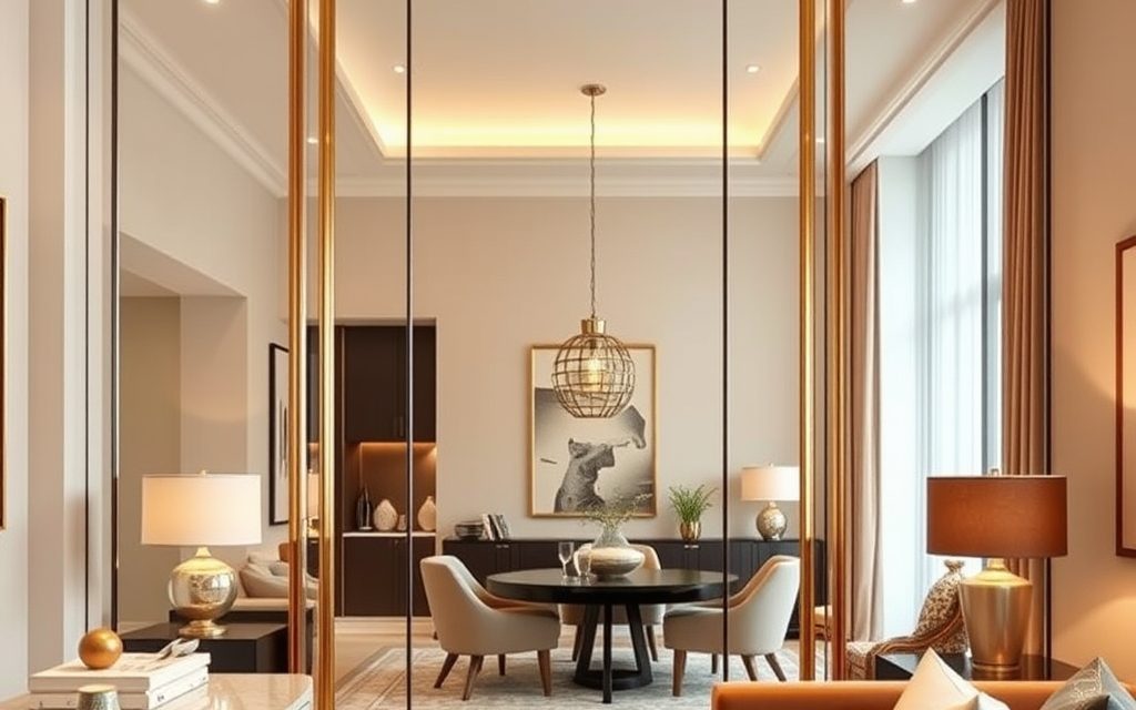 Lustro jako separator stref w aranżacji wnętrz: jak wybrać i zamontować dla trwałego efektu