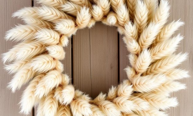 Wianek z traw pampasowych DIY: jak krok po kroku stworzyć trwałą i naturalną dekorację