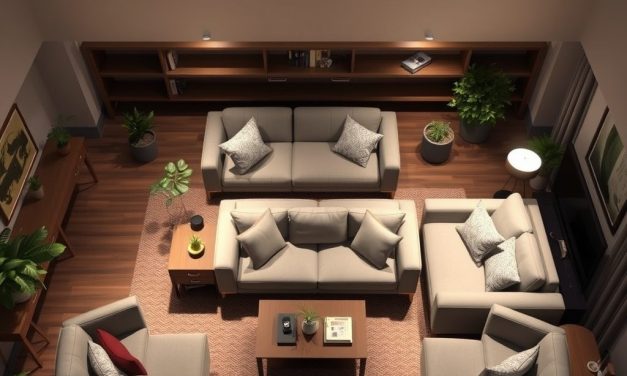 Strefowanie salonu przez układ mebli: jak wygodnie i funkcjonalnie podzielić przestrzeń