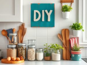 DIY dekoracje do kuchni: jak stworzyć funkcjonalne i stylowe dodatki oszczędzające czas i pieniądze