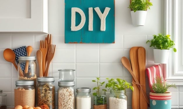 DIY dekoracje do kuchni: jak stworzyć funkcjonalne i stylowe dodatki oszczędzające czas i pieniądze