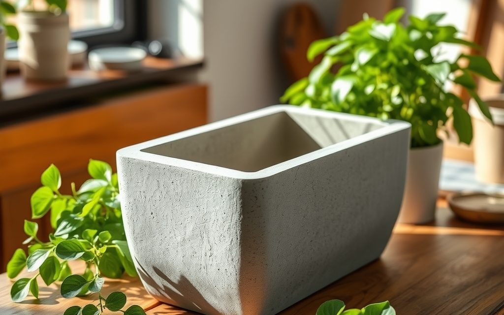 Osłonka na doniczkę z betonu DIY: jak zrobić trwałą i estetyczną ozdobę krok po kroku