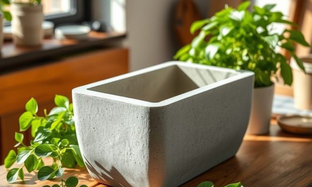 Osłonka na doniczkę z betonu DIY: jak zrobić trwałą i estetyczną ozdobę krok po kroku