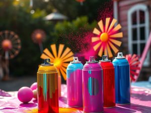 Jak malować dekoracje farbą spray – technika, przygotowanie i unikanie zacieków dla trwałego efektu